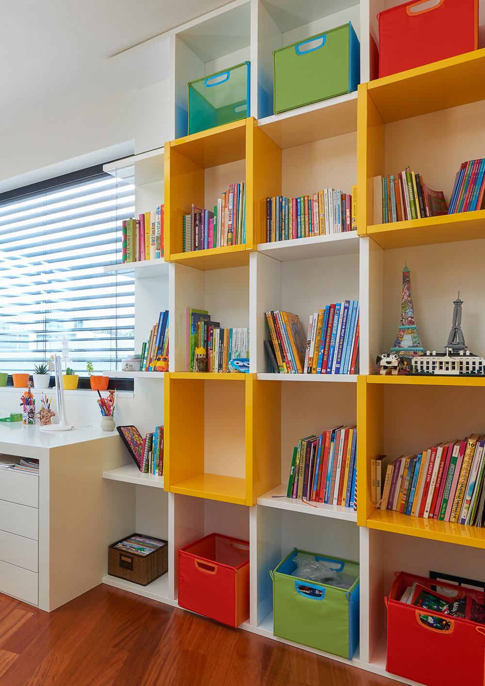 Hanák furniture room with bookcase