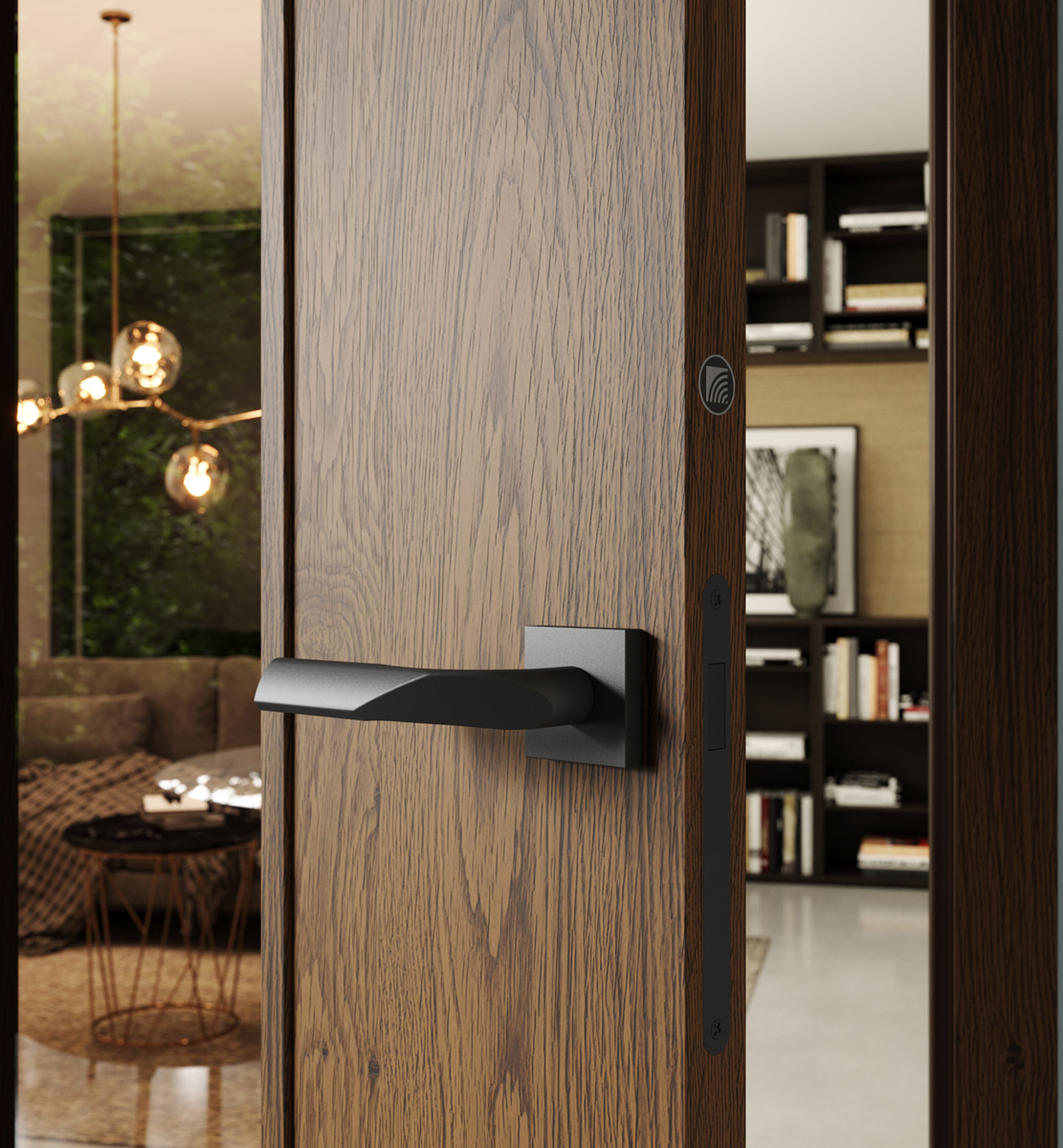 Hanák furniture interior door SPACE-LITE Glass door Handle