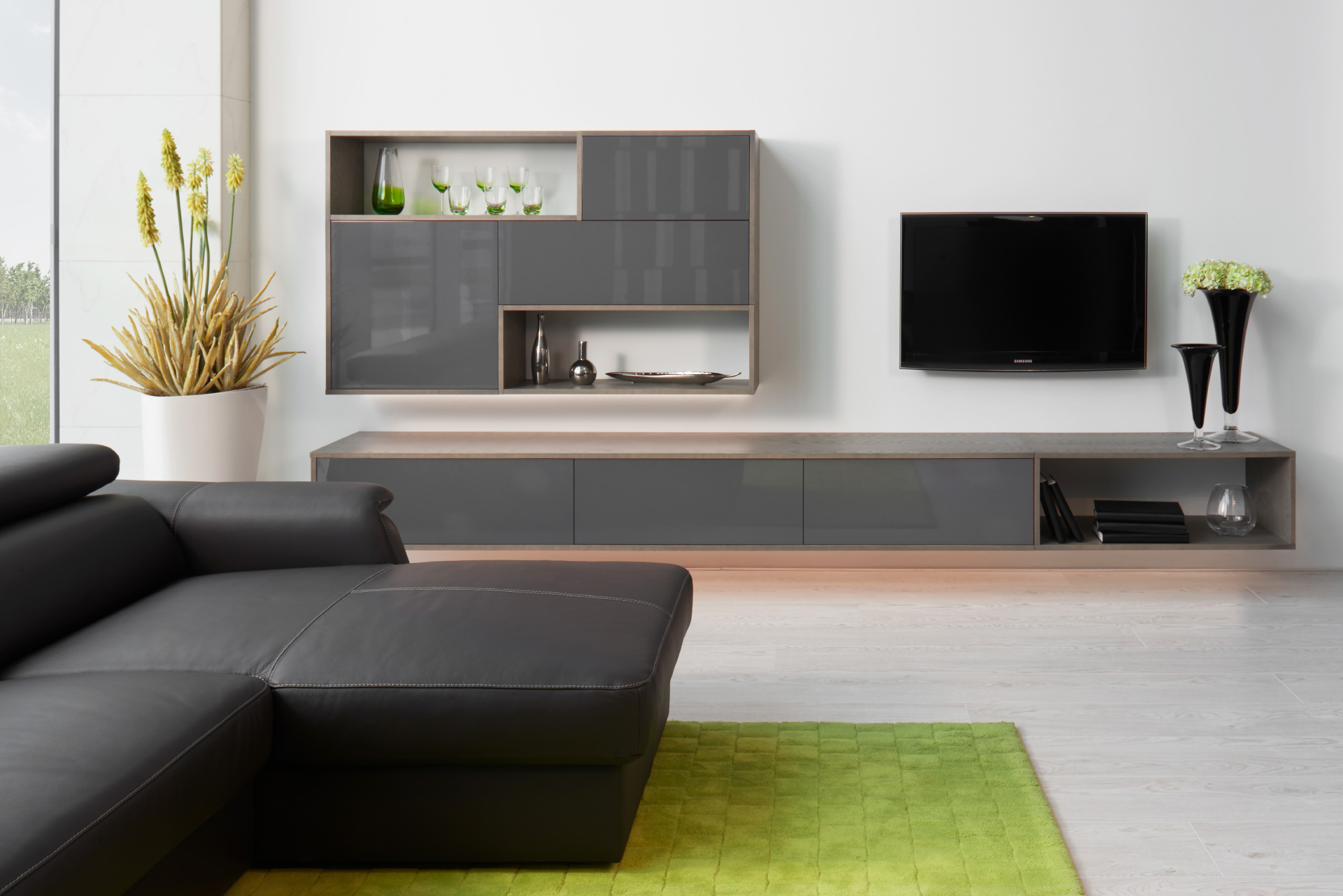 Hanák nábytek Living room Anthracite